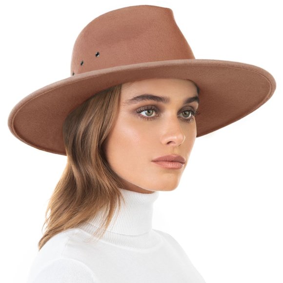 Jade Wool Felt Fedora Hat main image 12